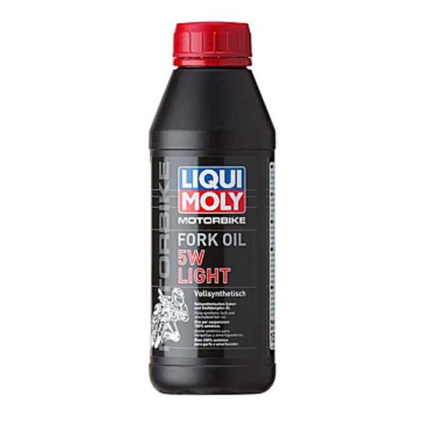 Motorbike Fork Oil 5W Light - premium suspension fluid for enhanced control, damping, and smoother rides.