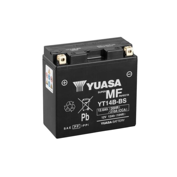 Yuasa YT14B-BS / YT14B 12V Maintenance Free Battery
